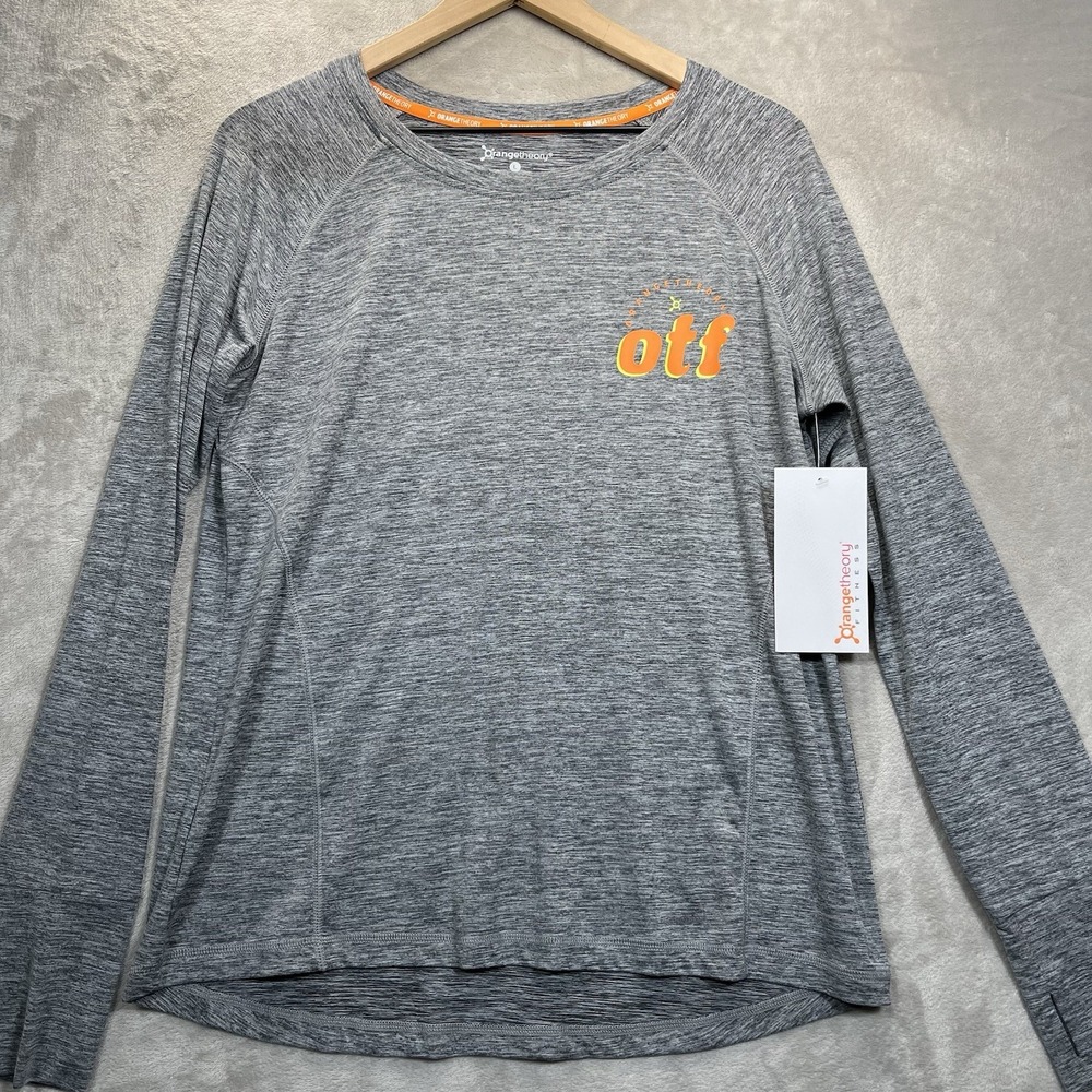 Orangetheory Fitness OTF Shirt Womens Large Long Sleeve Athletic NEW
